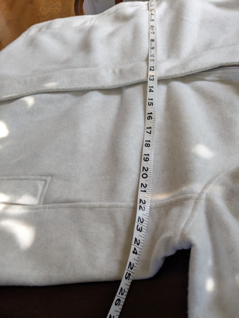 Land's End Women's Plus Size Luxe Fleece Coat, 1x - Picture 7 of 8